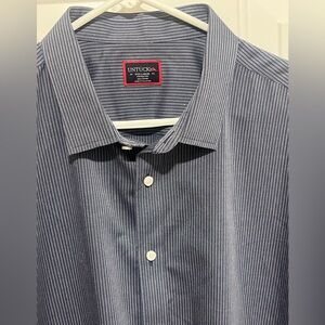 UNTUCKit S/S Button Up Striped Shirt Men’s Size XXXL - Wrinkle Free